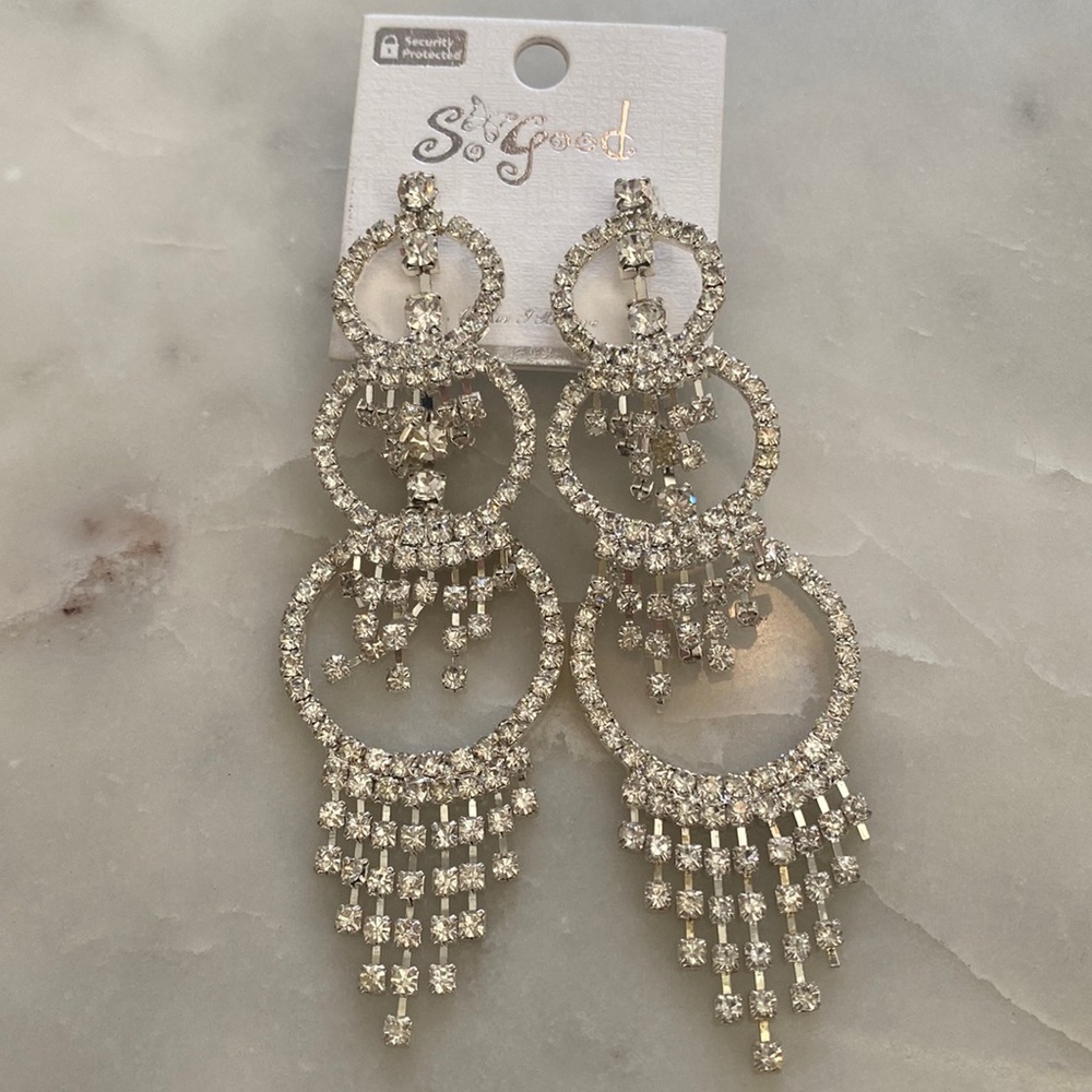 Fancy shmancy earrings